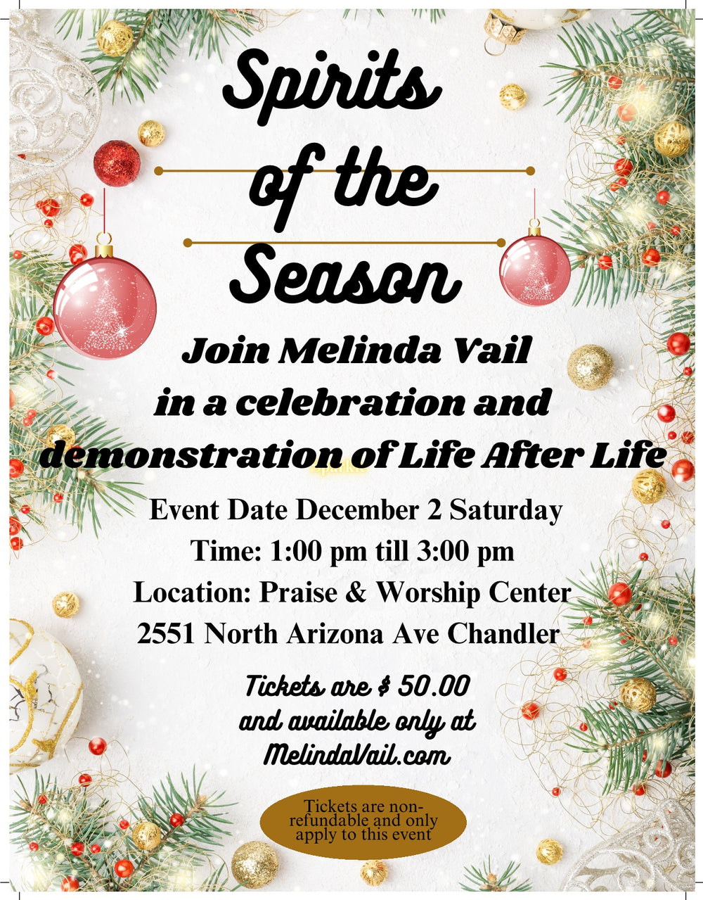 Spirits of the Season